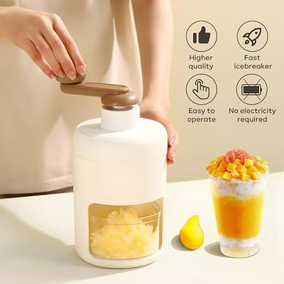 Manual Shaved Ice Maker Machine Shaved Ice Maker machine Ice Crusher Snow  Cone Machine Snow Cone Shaved Ice Machine Portable Ice Crusher - Yahoo  Shopping