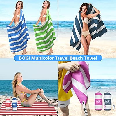 Set of 3 Microfiber Towels - Best for Gym Travel Camp Beach