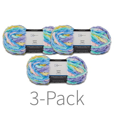 Bernat Super Bulky Polyester Velvet Yarn 2 Bundle