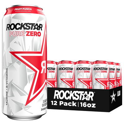 Rockstar Punched 3 Flavor Variety Pack Energy Drink, 16 fl oz, 12 Cans