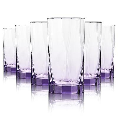 Claplante Drinking Glasses, Crystal Highball Glasses Set of 6, 16 OZ Tall Water  Glass Tumblers with Straws and Bamboo Lids, Mojito Glass Cups, Bar Glassware  and Cocktail Glass Set, Collins Tumblers - Yahoo Shopping