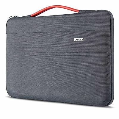 LANDICI Laptop Sleeve Carring Case Notebook,Grey Lenovo 15.6 Compatible Shopping Acer HP with 15,MacBook Inch - Waterproof Dell Inch,360°Protective Cover Air Computer Samsung 16 2021,16 Bag 15/16 Yahoo Pro MacBook