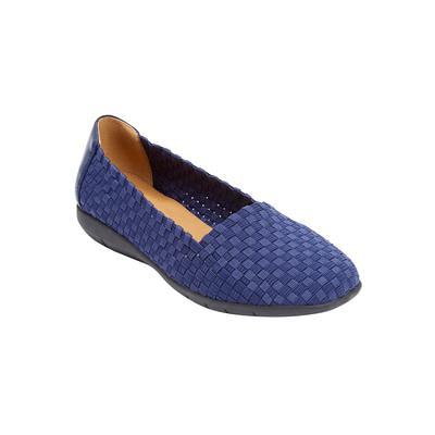 SoftWalk Women's Vellore Shoes - Extra Wide Navy in Size 10