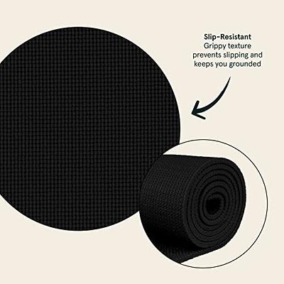 Retrospec Solana Yoga Mat 1 Thick wNylon Strap for Men & Women - Non Slip Exercise Mat for Home Yoga, Pilates, Stretching, Floor