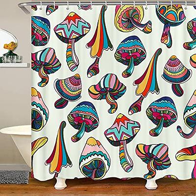 Ambesonne Emoji Shower Curtain, Modern Funny Smiling Faces with Heart  Starry Eyes in Graffiti Style, Cloth