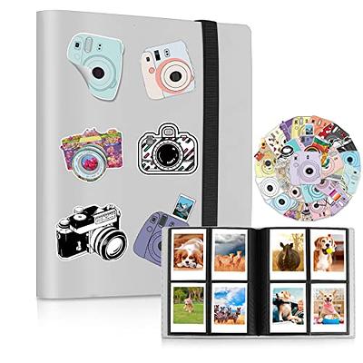 256 Pockets Mini Photo Album - Fits for Fujifilm Instax Mini11 Mini 9 Mini  8 Mini 7s Mini 40, Polaroid Snap PIC-300, Kodak Mini 3-Inch Film,Polaroid