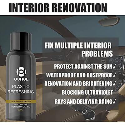 DENGWANG Ultishine Plastic Revitalizing Coating Agent Set, Plastic Parts  Refurbish Agent for Car, Ultishine Car Coating Spray, Nano Plastic  Refreshing Coating (50 ML,3 PCS) - Yahoo Shopping