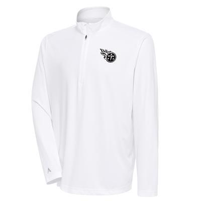 Nike Men's Las Vegas Raiders Sideline Silver Half-Zip Long Sleeve Top