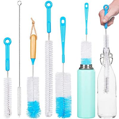  Owala 2-in-1 Water Bottle Brush Cleaner and Water Bottle Straw  Cleaner Brush, Water Bottle Brush with Removable Head and Twist n' Hide  Straw Brush, Smokey Blue: Home & Kitchen