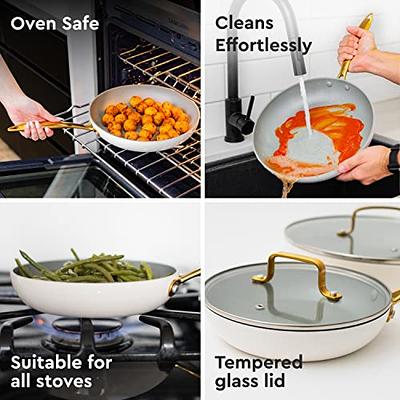 8 Piece Luxe Cookware Set, Non-Stick Ceramic Coating, Oven & Dishwasher  Safe