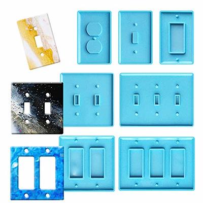 Light Switch Cover Resin Molds,Switch Socket Panel Plaster Mold for Epoxy Resin  Epoxy Molds,Switch Plate Silicone Mold Outlet Cover Molds for DIY Crafts  Making Home Decor（7pcs） - Yahoo Shopping