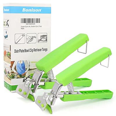  Kitchen Tongs,Food Tongs Bowl Clip Retriever Gripper