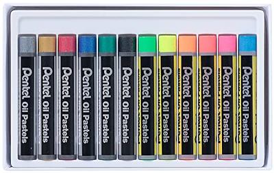 Pentel Arts Oil Pastel Set, 5/16 x 2-7/16 Inch, Assorted Colors