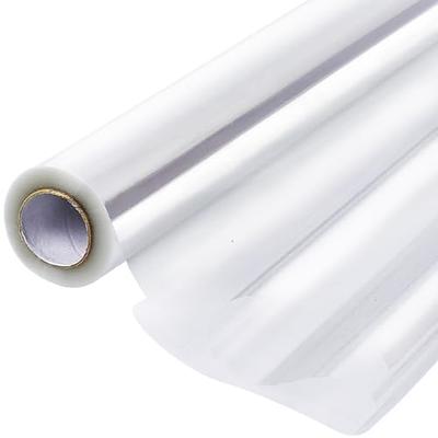  100FT Green Cellophane Wrap Roll (17 in. Wide x 100ft