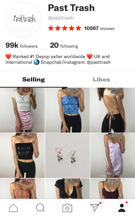 The Brearley's Depop shop