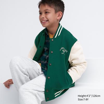 Kid's Sweat Stadium Jacket | Green | 13Y | UNIQLO US - Yahoo Shopping