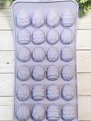 6 Cavities Easter Eggs Silicone Soap Mold Rabbit Soap Mold Silicone Molds  Egg Plaster Mold Ice Mold Silicone Mold Resin Mold Candle Mold 