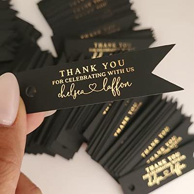 Wedding Favor Stickers Real Gold Foil Wedding Thank you Labels Wedding  Favors Transparent Matte Gold Sticker Personalized Bridal Party Decor -  Yahoo Shopping
