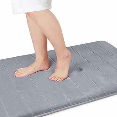 Walensee Bathroom Rug Non Slip Bath Mat (36x24 Inch White) Water Absorbent  Super