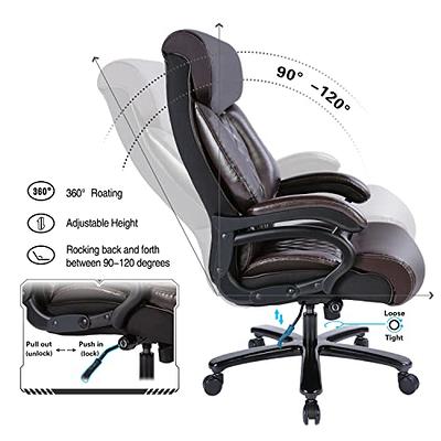VANBOW Big and Tall Office Chair 400lb for Heavy People with