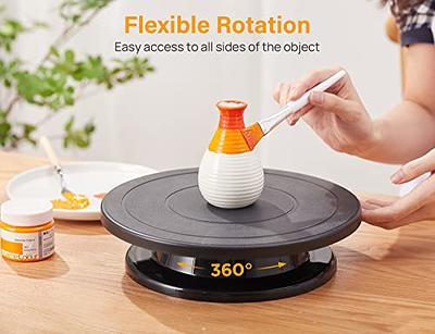 Kootek 11 Inch Rotate Turntable Sculpting Wheel Revolving Cake Turntable  Black Painting Turn Table Lightweight Stand for Paint Spraying Spinner,  Cake Decorating, Displaying Item - Yahoo Shopping