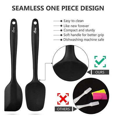 Small Silicone Baking Tools 4pcs/set - Kitchen Baking Scraper, Spatula,  Spoon - Children's Supplementary Food Cooking Set