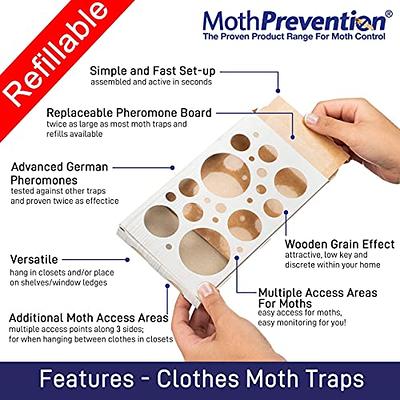 Safer Brand Clothes Moth Alert Traps - 6 Pack