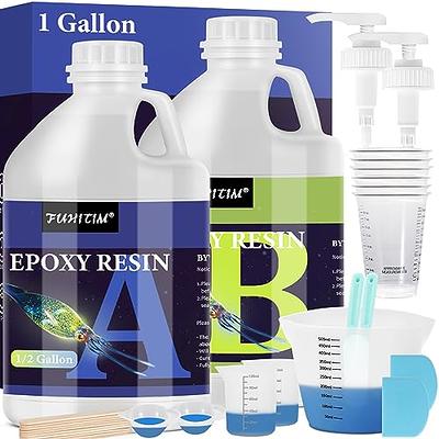 36OZ Epoxy Resin Kit-Crystal Clear Resin and Hardener Resin Epoxy kit,No  Yellowing, No Bubbles Casting Resin Perfect for Jewelry Making Molds Crafts  DIY 1:1 Ratio（18OZx2) - Yahoo Shopping