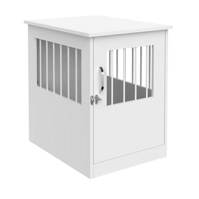 Dreamania Corner Dog Crate Furniture with Storage, 51.3 Upgraded