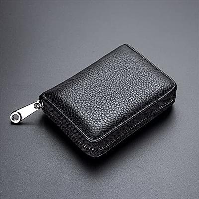 FurArt Credit Card Wallet, Zipper Card Cases Holder for Men Women, RFID  Blocking, KeyChain Wallet, Compact Size