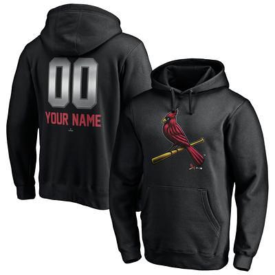 Men's St. Louis Cardinals Fanatics Branded Black Personalized Any Name &  Number Midnight Mascot T-Shirt