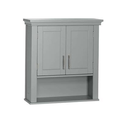 White Wood 4-Drawer 1-Door Bathroom Storage Cabinet - 32.68 H x 22.05 W x  11.81 D - On Sale - Bed Bath & Beyond - 32460526