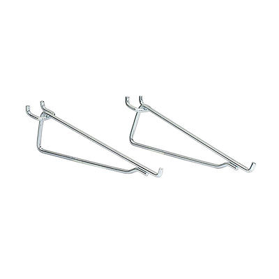 Crawford Products Straight Pegboard Hooks, Heavy-Duty, 1/4 x 4-In