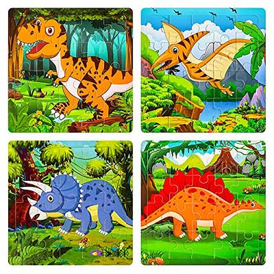  Wooden Jigsaw Puzzles for Kids Age 3-5 Year Old 30 Piece  Colorful Wooden Puzzles for Toddler Children Learning Educational Puzzles  Toys for Boys and Girls (4 Puzzles) : Toys & Games