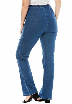 Woman Within Women's Plus Size Secret Solutions™ Tummy Smoothing Capri Jean  Jean