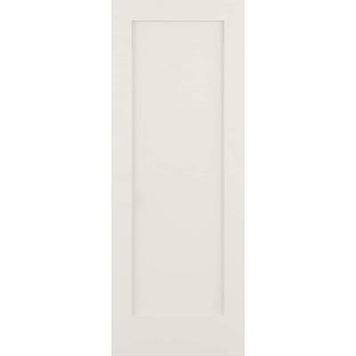 EightDoors 84 x 36 x 1-3/8 3-Lite Frosted Glass White