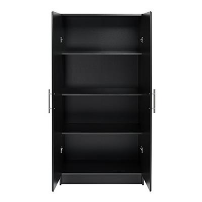 Basicwise Bathroom Mirrored Storage Cabinet, 23.75 W x 6.25 D x 30 H, 2  Adjustable Shelves Medicine Organizer Furniture, Black QI004506.BK - The  Home Depot