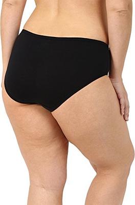 Jockey Women's Underwear Plus Size Elance Hipster - 3 Pack, Black