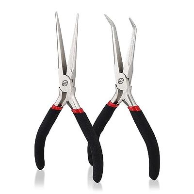 stedi 5-Inch Needle Nose Pliers for Jewelry Making, Chain Nose Pliers with  Precision Non-Serrated Jaws for Jewelry Repair, Bending, Gripping 