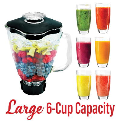 Brentwood 12 Speed Blender With Glass Jar Black - Office Depot