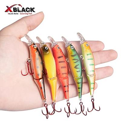 XBLACK Jointed Swimbaits Jointed Fishing Lures Hard Fishing Lures Set  ‎Jointed Swimbait Fishing Lure for Bass, Redfish, Trout, Walleye in  Saltwater Freshwater, XBLACK Baits, Catch Big Fish! - Yahoo Shopping
