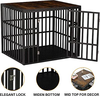 Feandrea Dog Crate Furniture Side End Table Modern Kennel for Dogs I