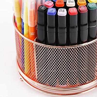Frcctre Pen Holder Pencil Organizer, 360° Rotating Mesh Desk Organizer with  4 Compartments, Makeup Brush Pen Stationary Organizer Home Office Supplies  and Accessories Storage Pencil Caddy - Yahoo Shopping