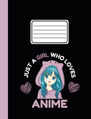 Aesthetic Anime Girl Kawaii Anime Waifu: Lined 6x9 120 Pages College Ruled  Notebook | Cute Anime Girl Notepad Diary or Journal | Gift for All Anime