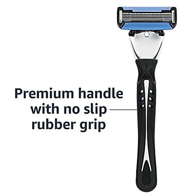 Basics 3-Blade MotionSphere Razor for Men with Dual Lubrication,  Handle & 2 Cartridges (Cartridges