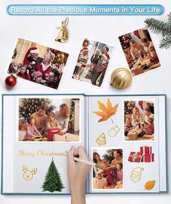 4x6 Christmas Photo Album, 5x7 Christmas Memory Book, 8x10 Holiday Photo  Book, Vinyl Photo Album, Christmas Gifts, Christmas Scrapbook 