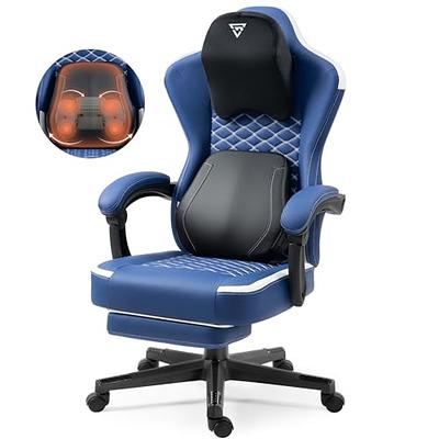 Gaming Chair Racing Office Computer Ergonomic Video Game Chair Backrest And  Seat Height Adjustable Swivel Recliner With Headrest And Lumbar Pillow Esp  - Yahoo Shopping