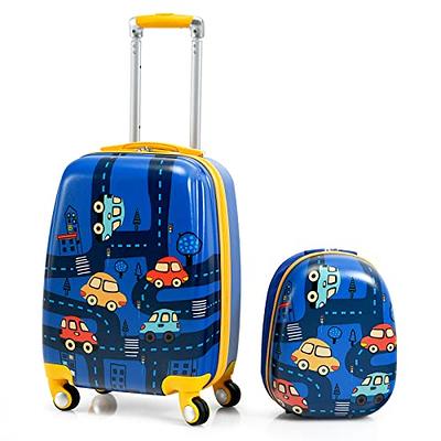 iPlay, iLerarn Kids' Vehicle Blue Carry On Travel Luggage Set