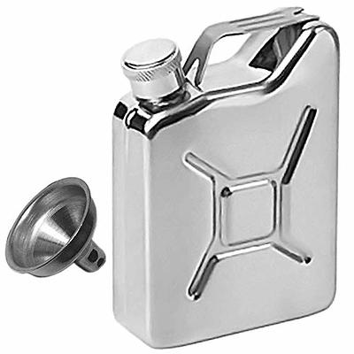 10 Oz 16 Oz White Travel Liquor Plastic Hip Hidden Flask for Bar