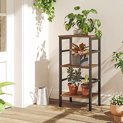  IRCPEN 6 Tier Corner Shelf, Industrial 63.1 Tall Ladder Corner  Storage Shelf with Adjustable Feet,Rustic Display Rack Multipurpose  Bookshelf Bookcase,Plant Stand for Living Room, Bedroom (Brown) : Home &  Kitchen